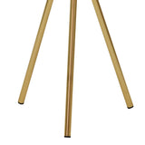 Masuta laterala Jacksie metal bronz, aur, 46x46x48 cm