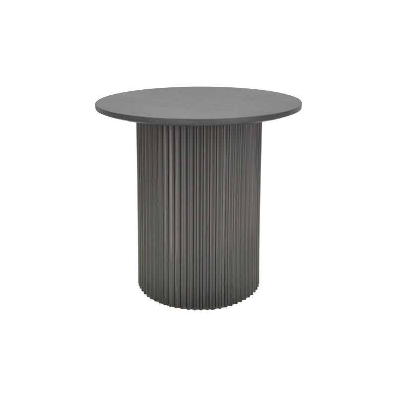 Masuta laterala Dovel, MDF si metal, D50x50 cm - Negru