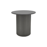 Masuta laterala Dovel, MDF si metal, D50x50 cm - Negru