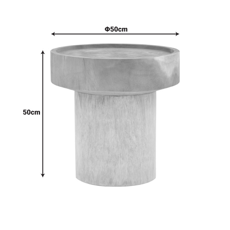 Natur | SKU: 422-000005 | Măsuță laterală Orbina, Natur, Ø50x50 cm, varianta Natur, produs pentru amenajarea locuinței, disponibil online în România la CasaMob