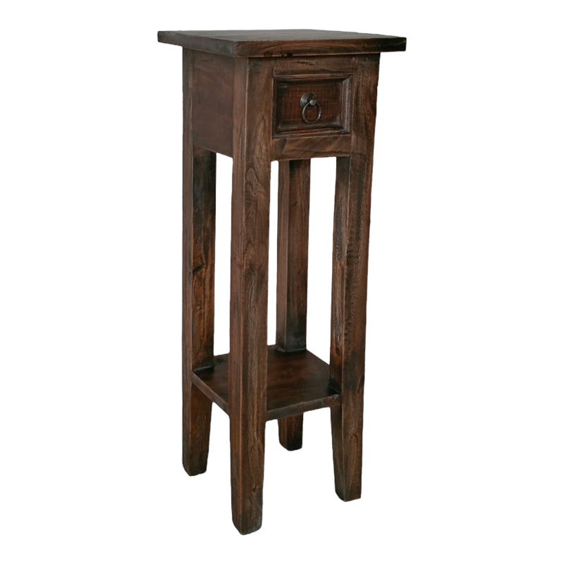 Nuc | SKU: 336-000048 | Măsuță laterală Orkney, 25x25x67 cm, varianta Nuc, produs pentru amenajarea locuinței, disponibil online în România la CasaMob