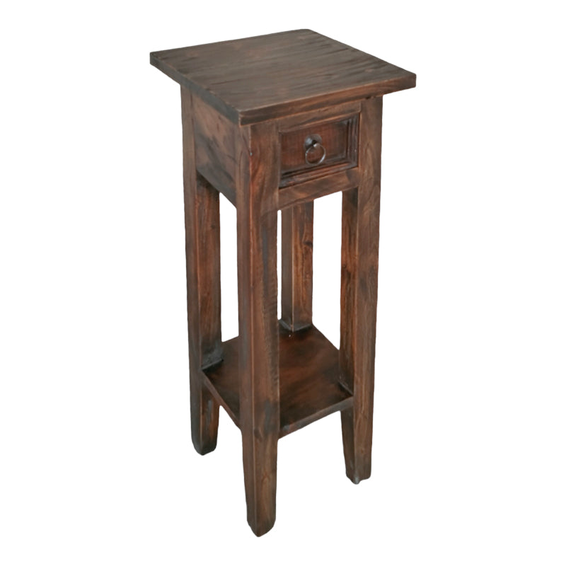 Nuc | SKU: 336-000048 | Măsuță laterală Orkney, 25x25x67 cm, varianta Nuc, produs pentru amenajarea locuinței, disponibil online în România la CasaMob