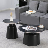 Mese de cafea Dualis, Set 2 piese, 70x70x38 cm - Mese de cafea Dualis, Set 2 piese, 70x70x38 cm