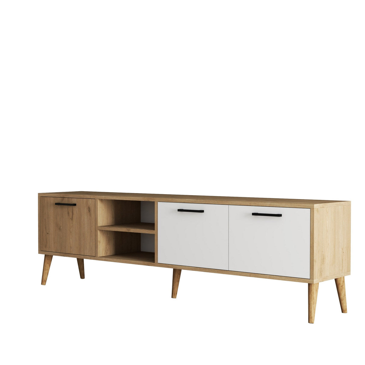 Comodă TV Exxen - Oak White_389MZA1177