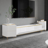 Comoda Tv Imag, Marmura, Alb, 180x35x45.2 cm - Alb