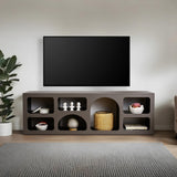 Mobila Lorin, Alb - Antracit, 160x40x51 cm