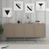 Mobila Lyon 80, Atlas, Gold - Cream Gold, 180x35 cm
