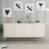 Mobila Lyon 80, Atlas, Gold - Cream Gold, 180x35 cm - Mobila Lyon 80, Atlas, Gold - Cream Gold, 180x35 cm - 845HCT5528