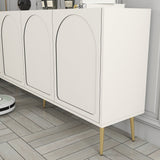 Mobila Lyon 80, Atlas, Gold - Cream Gold, 180x35 cm - Cream Gold