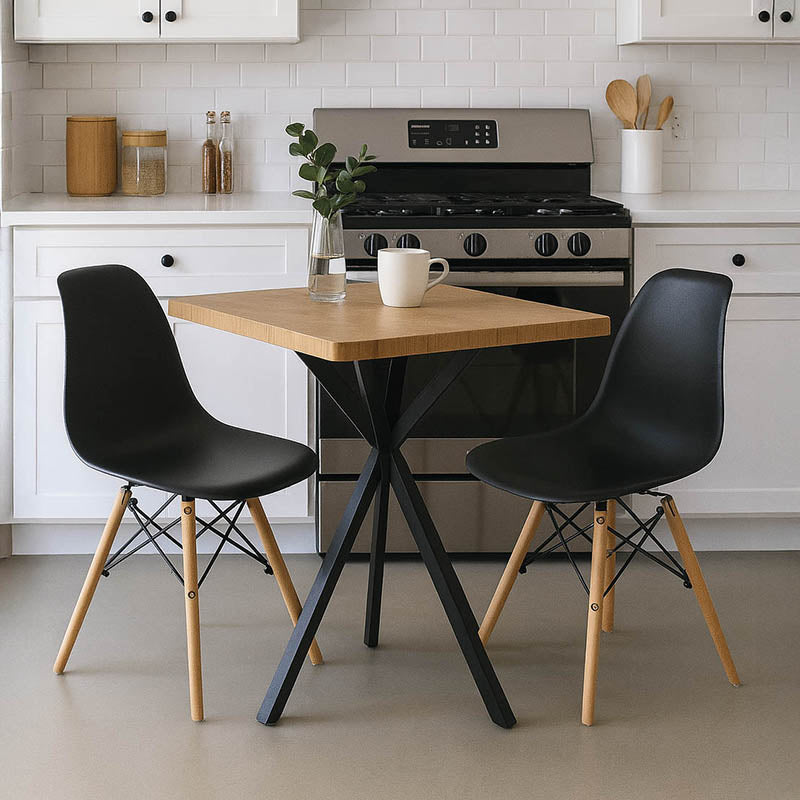 Mobilier Bucatarie Studenteasca Set 3 Piese Mingle, Compacte, 70x70x75 cm