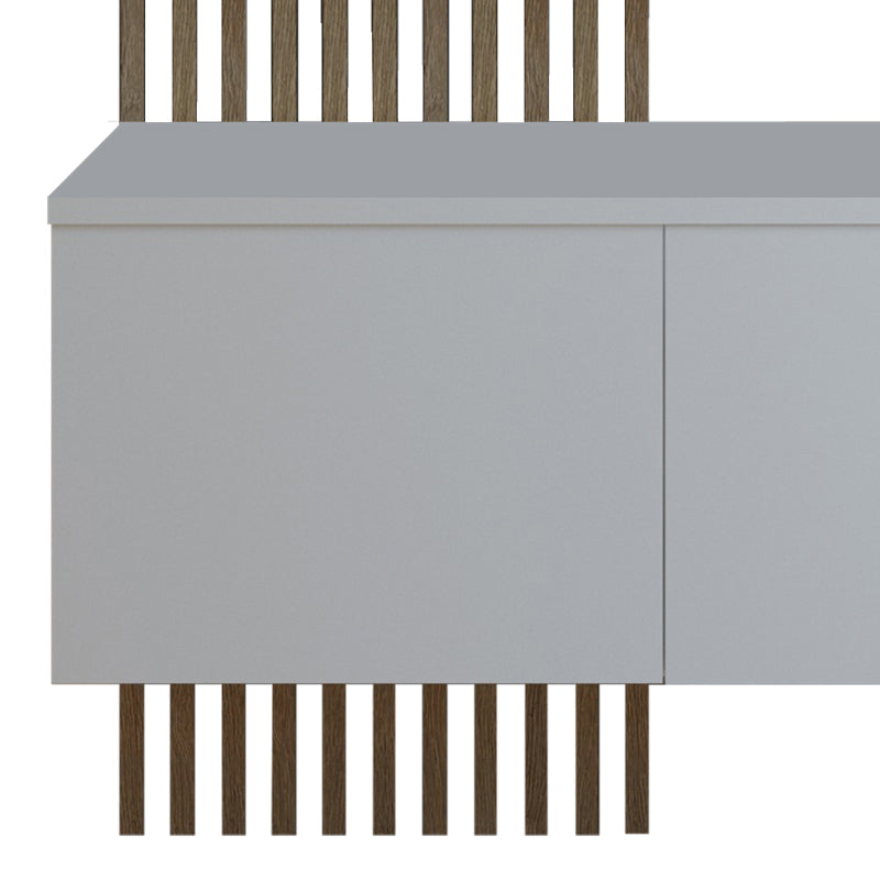 Mobilier de intrare cu oglinda si Riflaj Arika, Sonoma, 100x37x200 cm
