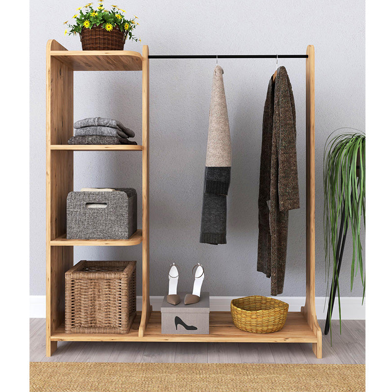 Mobilier de intrare Renesme alb 106x35x128 cm, 35x106 cm, foto produs 8