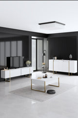 Mobilier de Lux, 160x35 cm - White Gold