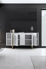 Mobilier de Lux, 160x35 cm - White Gold