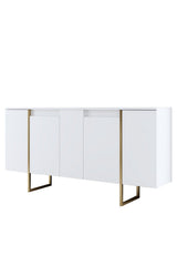 Mobilier de Lux, 160x35 cm - White Gold