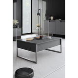 Mobilier de Lux, Anthracite Silver - White Silver, 90x60 cm - Mobilier de Lux, Anthracite Silver - White Silver, 90x60 cm