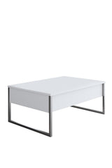 Mobilier de Lux, Anthracite Silver - White Silver, 90x60 cm - White
Silver