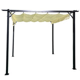 Mobilier gradina Garden gazebo Spectra, Negru - Bej, 300x300x225 cm