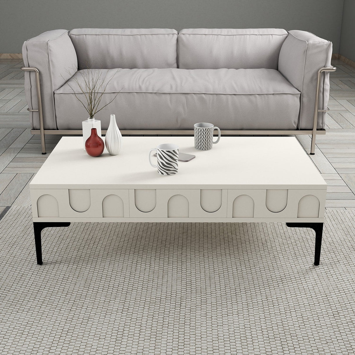 Mobilier Lyon 32, 105x60 cm - Cream Black