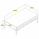 Mobilier Lyon 32, 105x60 cm - White Black