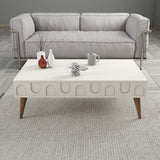 Mobilier Lyon 34, 105x60 cm - Cream Walnut