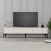 Mobilier Lyon 42, Crem - White Black, 180x35 cm