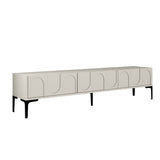 Mobilier Lyon 42, Crem - White Black, 180x35 cm - Cream
Black