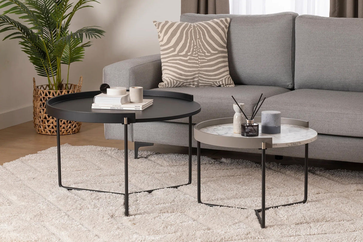 Mobilier Mandy, Antracit - Natural, 60x80x51 cm