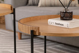 Mobilier Mandy, Antracit - Natural, 60x80x51 cm
