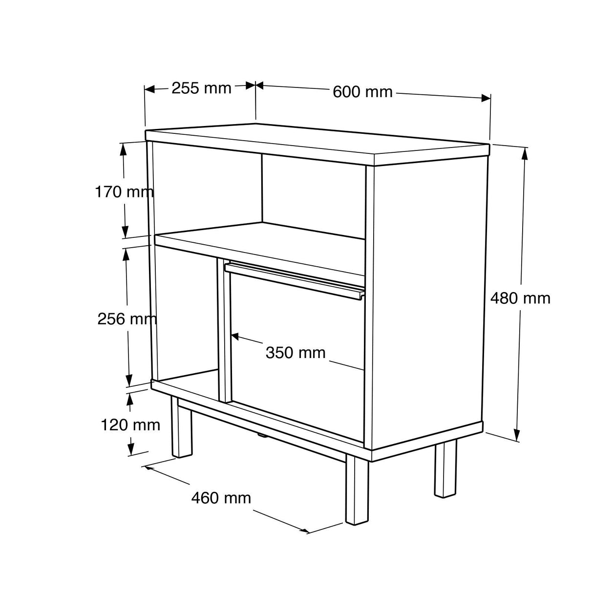 Mobilier On6, 60x26 cm