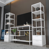 Mobilier Robbins, 198x39 cm - Alb