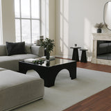 Mobilier Seine, 80x35 cm - Black Transparent