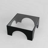Mobilier Seine, 80x35 cm - Black Transparent