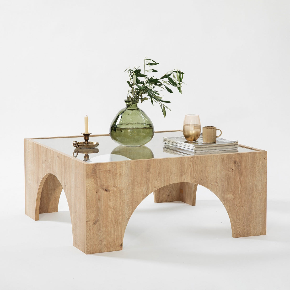 Mobilier Seine, 80x35 cm - Oak Transparent