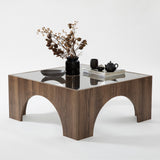 Mobilier Seine, 80x35 cm - Transparent Walnut