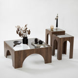 Mobilier Seine, 80x35 cm - Transparent Walnut