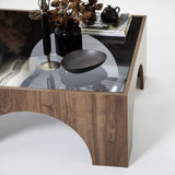 Mobilier Seine, 80x35 cm - Walnut Dark Grey