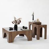 Mobilier Seine, 80x35 cm - Walnut Dark Grey