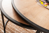 Mobilier Tambur, Alb - Oak Black, 66x66x43 cm - Oak Black