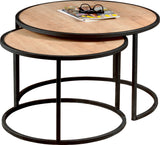 Mobilier Tambur, Alb - Oak Black, 66x66x43 cm - Oak Black