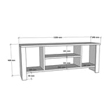 Mobilier TV cu rafturi Seref, Diverse culori, 120x30x47 cm - Antracit