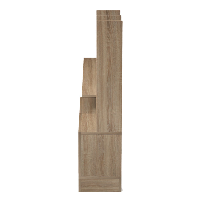 Comoda TV Seruno, Alb - Stejar, 170x25x100 cm - Stejar