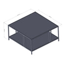 Mobilier Uranüs, 80x80 cm - Negru_706CLN1130