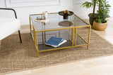 Mobilier Uranüs, 80x80 cm - Auriu