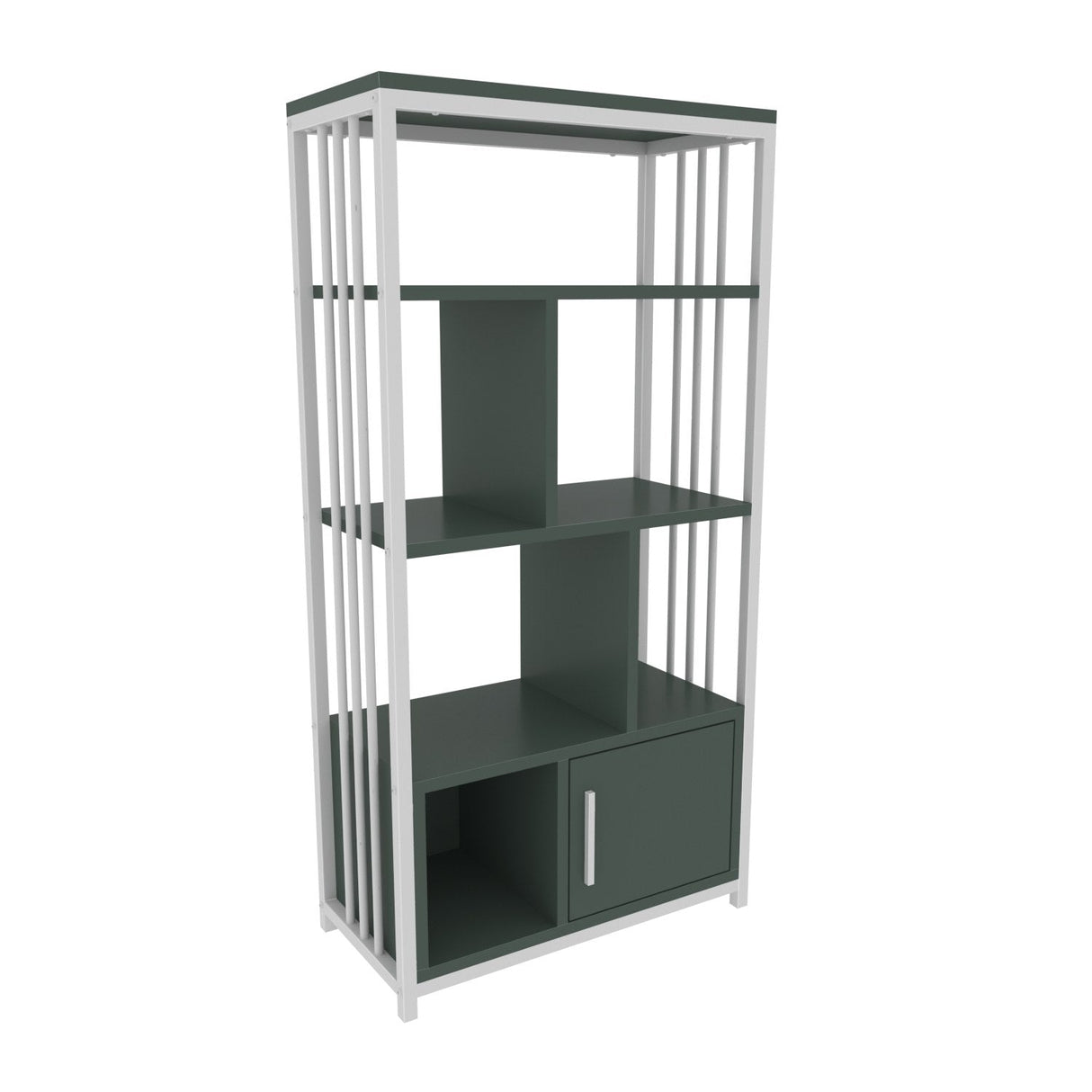 Mobilier Valero, Alb - Negru, 60x30 cm - Alb