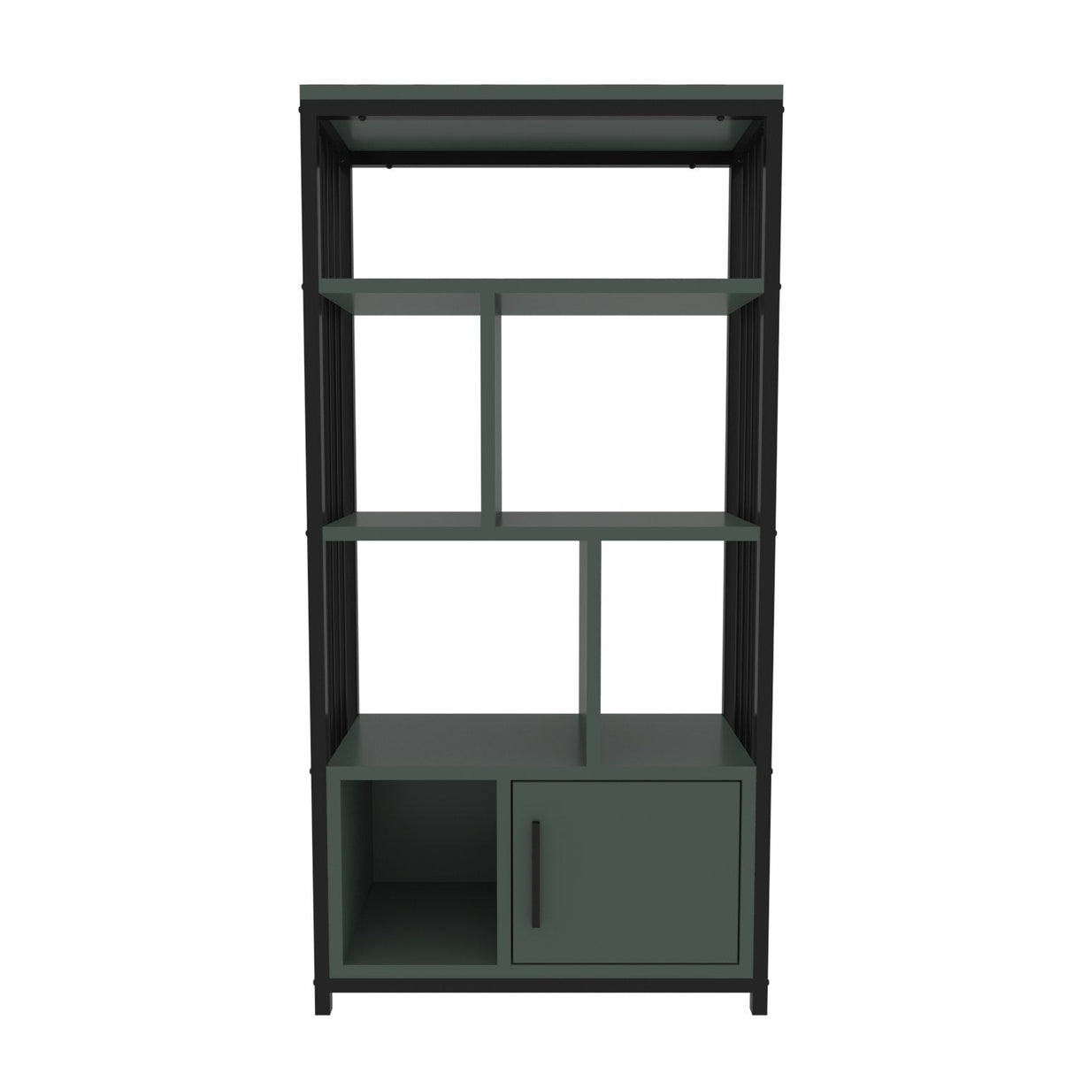 Mobilier Valero, Alb - Negru, 60x30 cm - Negru