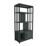 Mobilier Valero, Alb - Negru, 60x30 cm - Negru