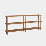 Mobilier Zen, Stejar - Negru, 180x35 cm - Stejar