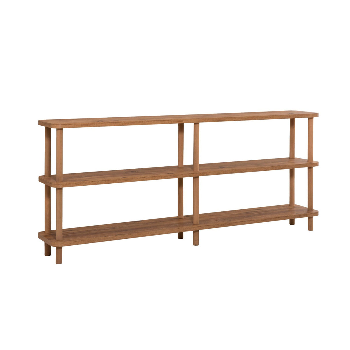 Mobilier Zen, Stejar - Negru, 180x35 cm - Stejar