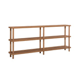 Mobilier Zen, Stejar - Negru, 180x35 cm - Stejar